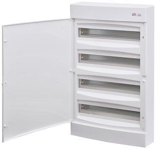 Щит зовнішній розподільний ECT 48PT (48 мод. проз. дверцята) IP40 ETI 1101020 1100271 фото