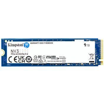 Kingston 1TB NV3 SSD M.2 2280 PCIe 4.0 NVMe Накопичувач