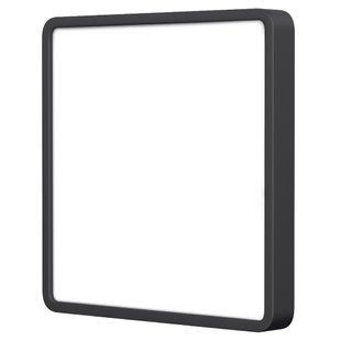 VIDEX 24W 5000K 220V LED светильник накладной квадрат Black 0017504 фото