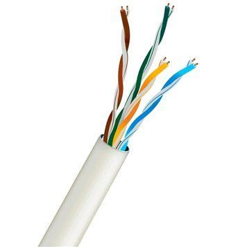 KRAFT UTP CAT5E CU 0.5 mm PVC Indoor White (305м) Кабель