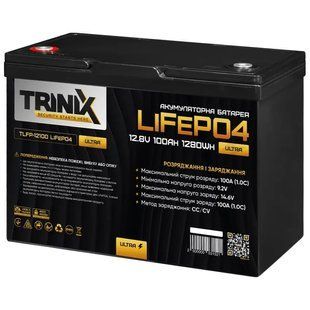 TRINIX TLFP-12100 Ultra 100А&bull;г 12В Літієва акумуляторна батарея
