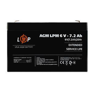 Акумулятор AGM LPM 6V - 7.2 Ah LP3859 фото